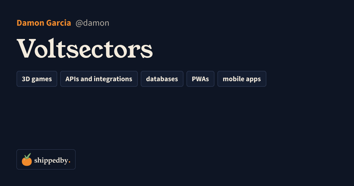 Damon Garcia's profile on shippedby